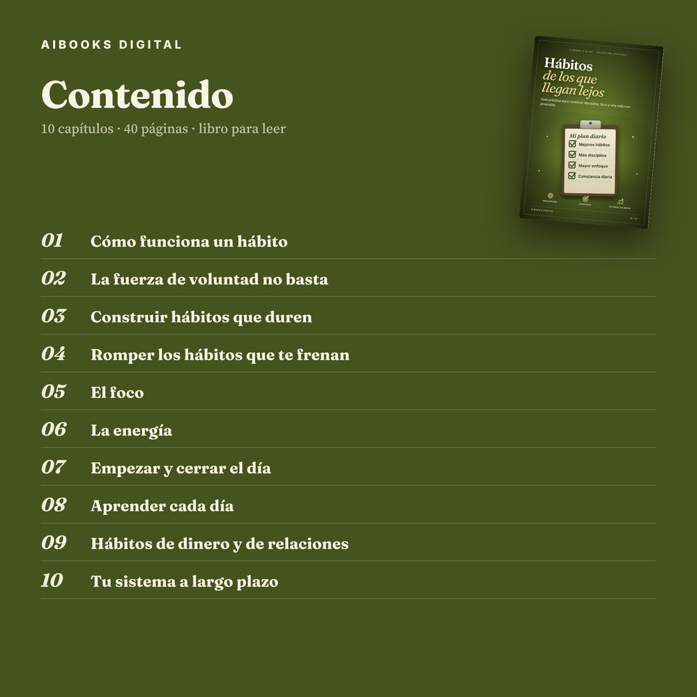 Índice de capítulos