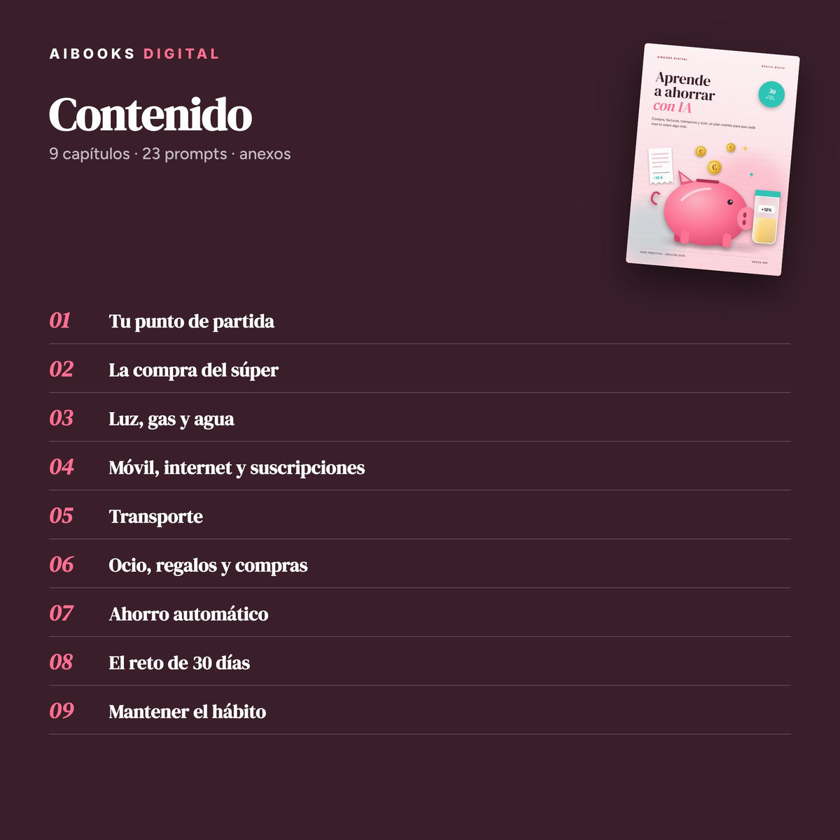 Índice de contenidos