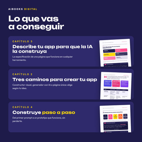 Qué vas a conseguir