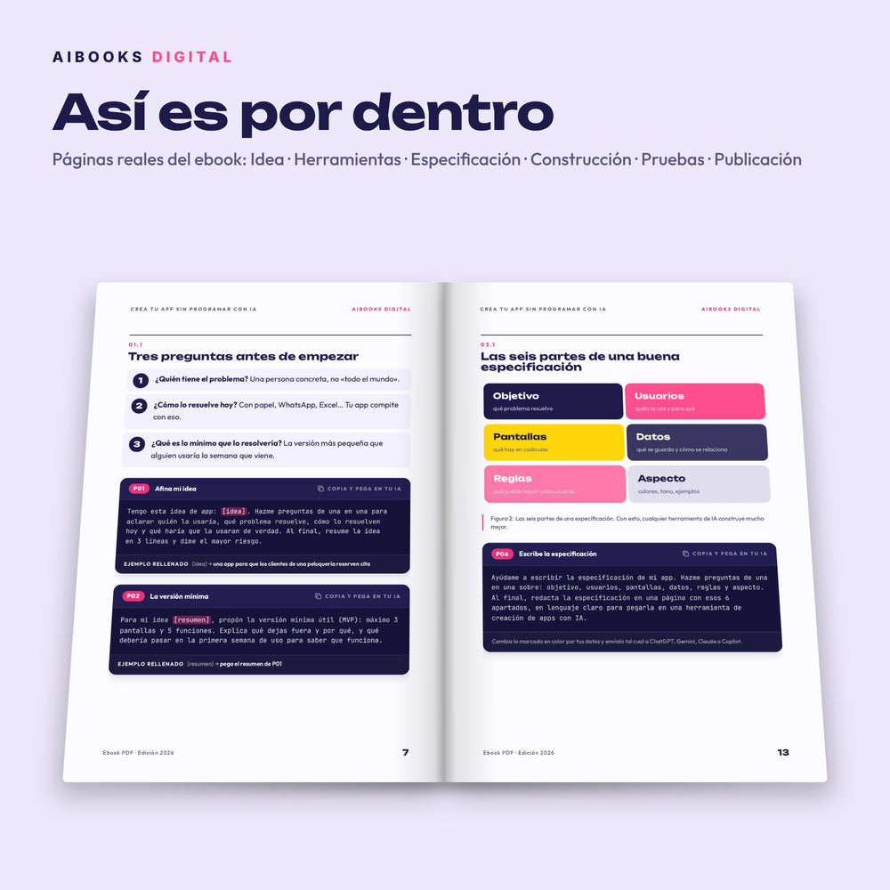 Páginas interiores reales del ebook