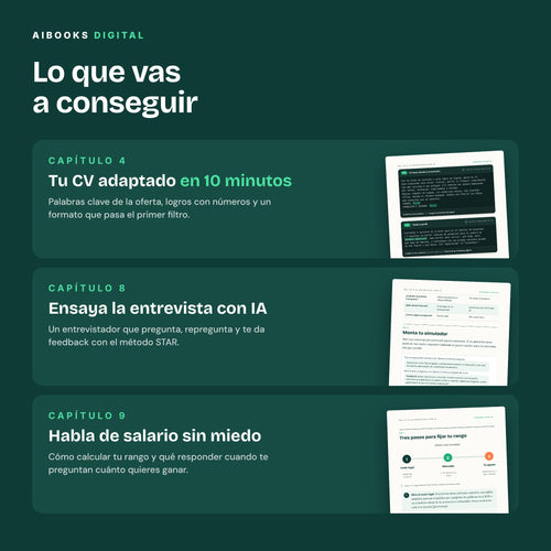 Qué vas a conseguir