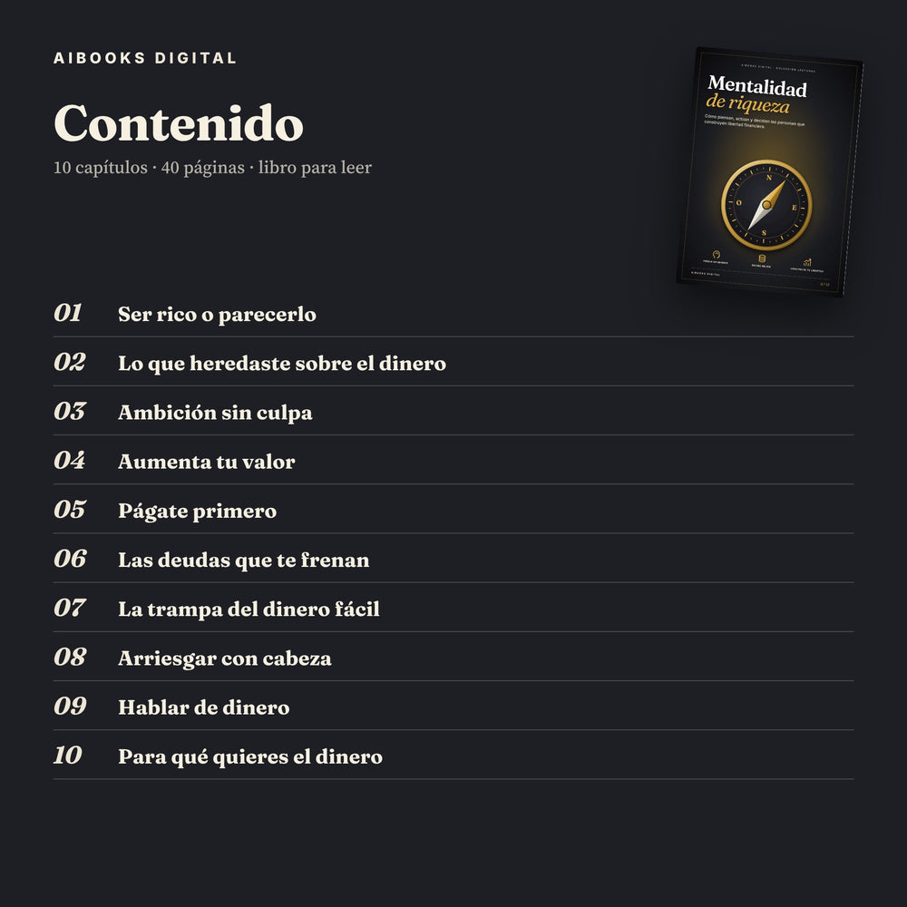 Índice de capítulos